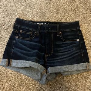 American Eagle Jean Shorts Size 0